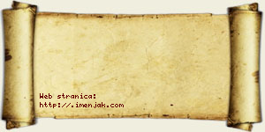 Andjelina Miljković vizit kartica